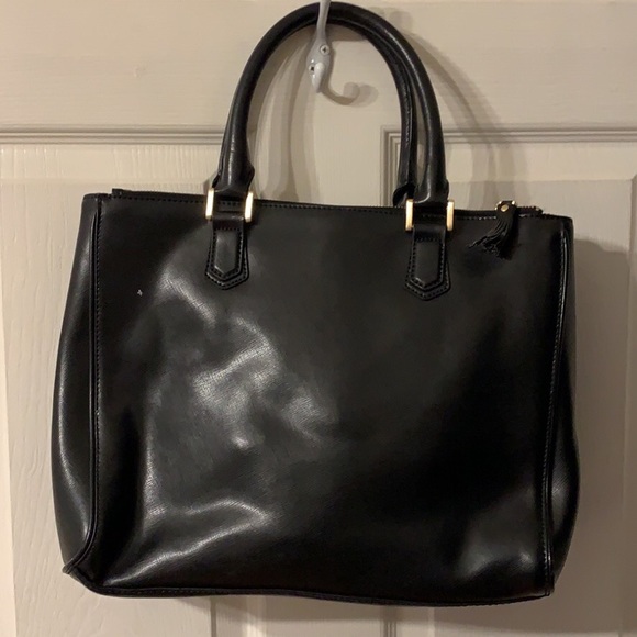 Black leather handbag - Picture 7 of 7